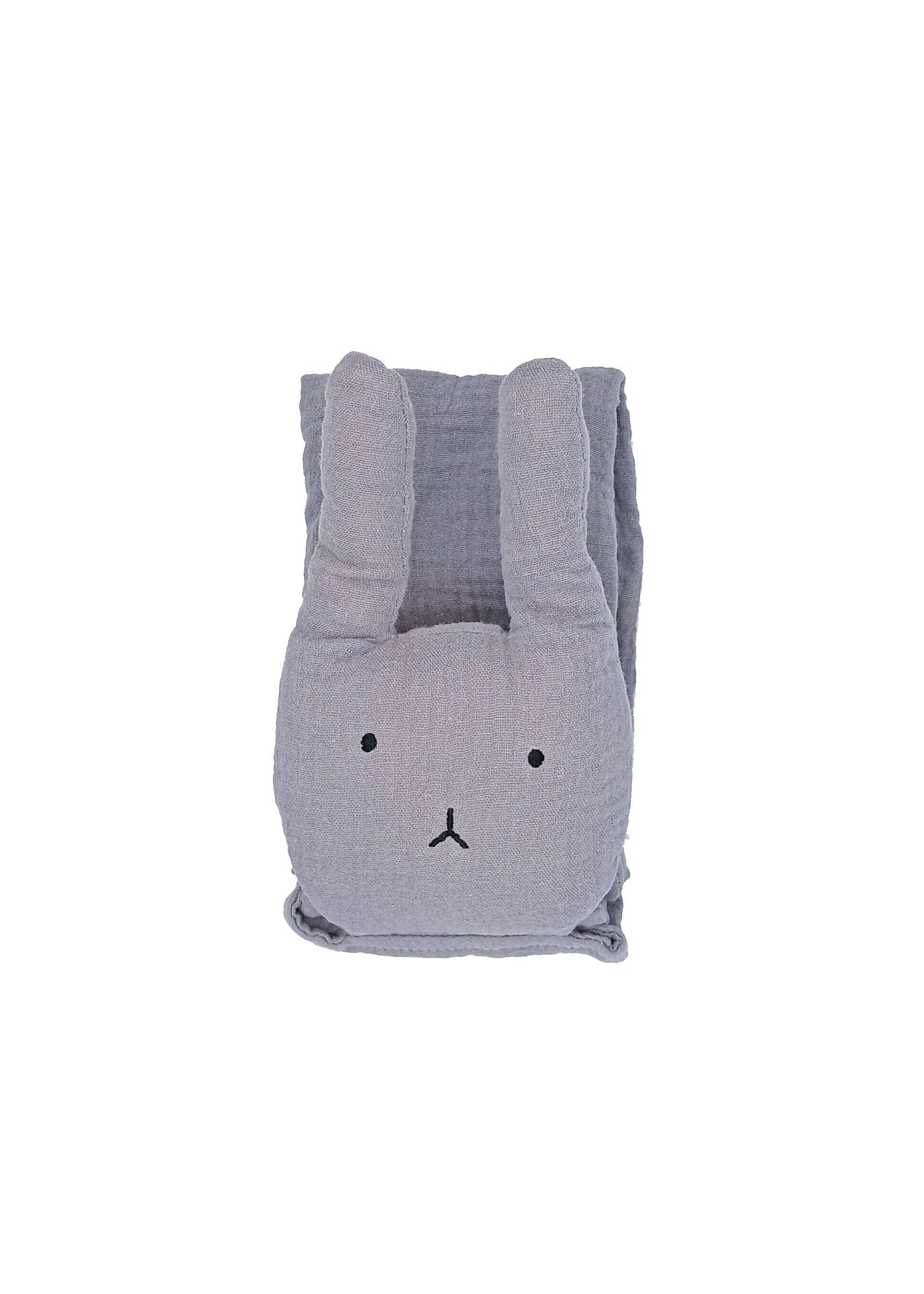 Grey 100% Organic Cotton Rabbit Comforter Little Dreamer