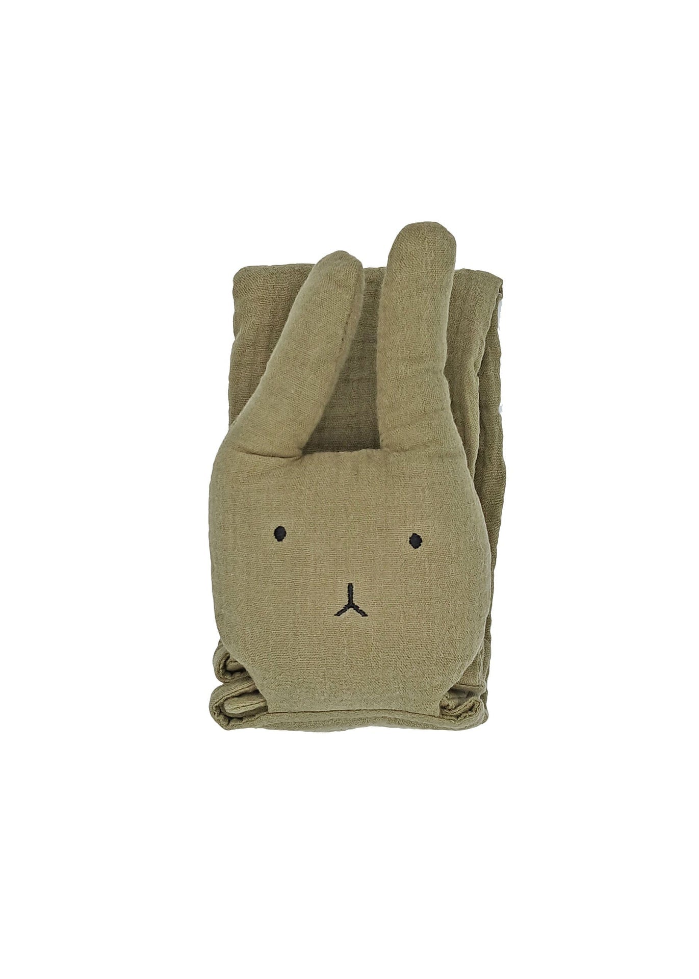 Khaki 100% Organic Cotton Rabbit Comforter Little Dreamer