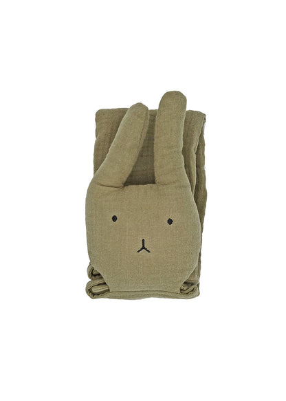 Khaki 100% Organic Cotton Rabbit Comforter Little Dreamer