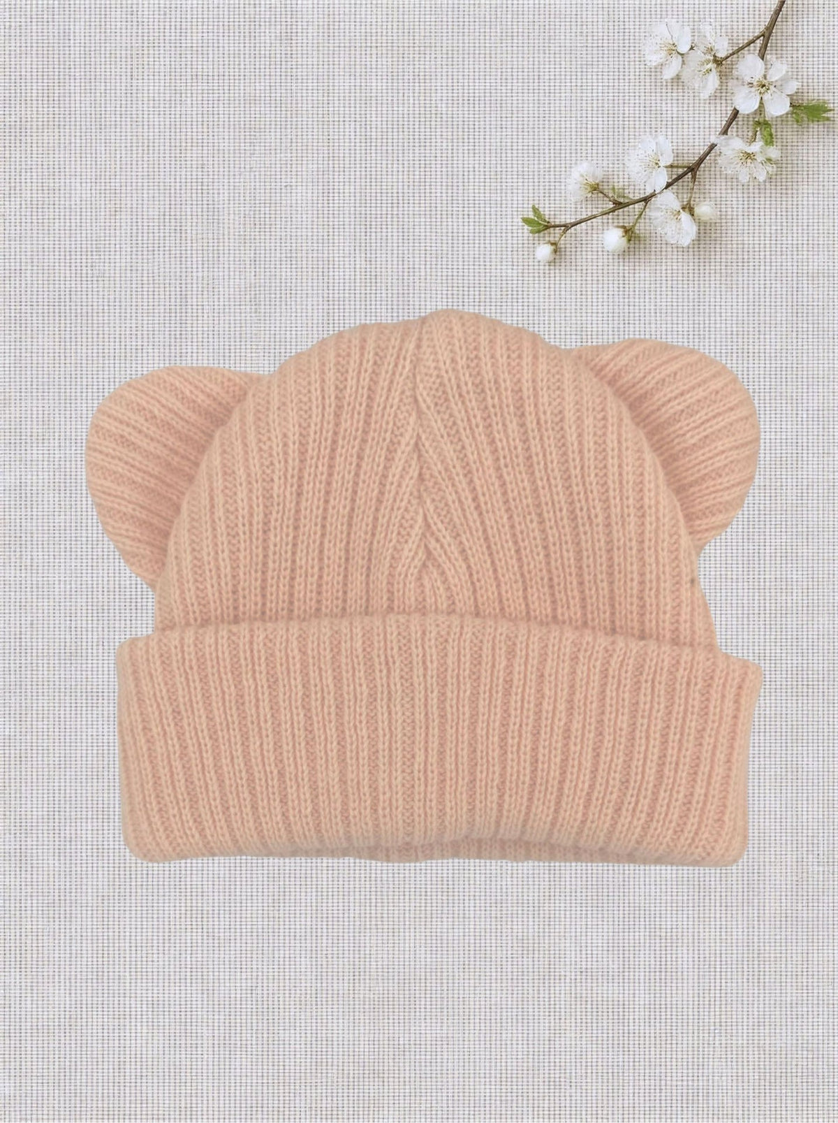 Cotton Knitted Tiny Baby Bear Hat - Multiple colours