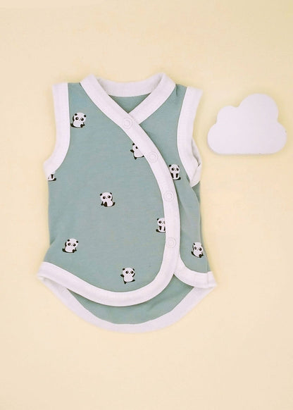 Incubator Vest, Panda Cuddles Bodysuit / Vest Tiny & Small 