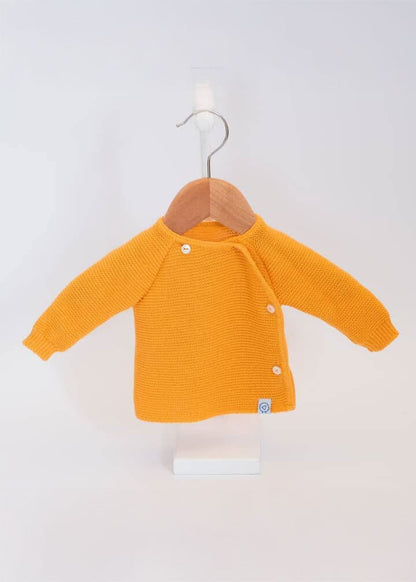 Knitted Cardigan, Mustard Cardigan / Jacket La Manufacture de Layette 