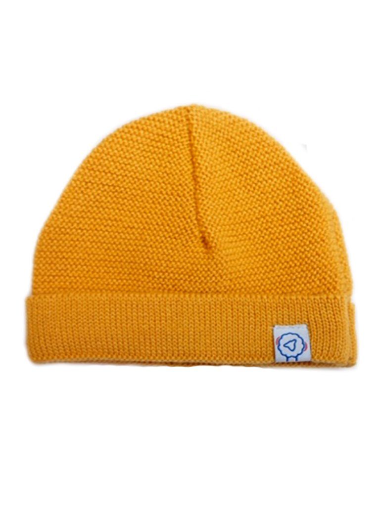 Mustard Knitted Hat Hat La Manufacture de Layette 