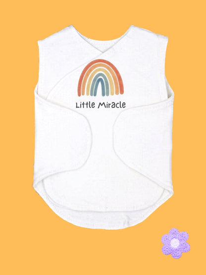 "Little Miracle" incubator vest with velcro closures for premature babies by Little Dreamer