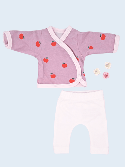 2 piece wrap top & trouser set, Orchard Top & Trousers Tiny & Small 