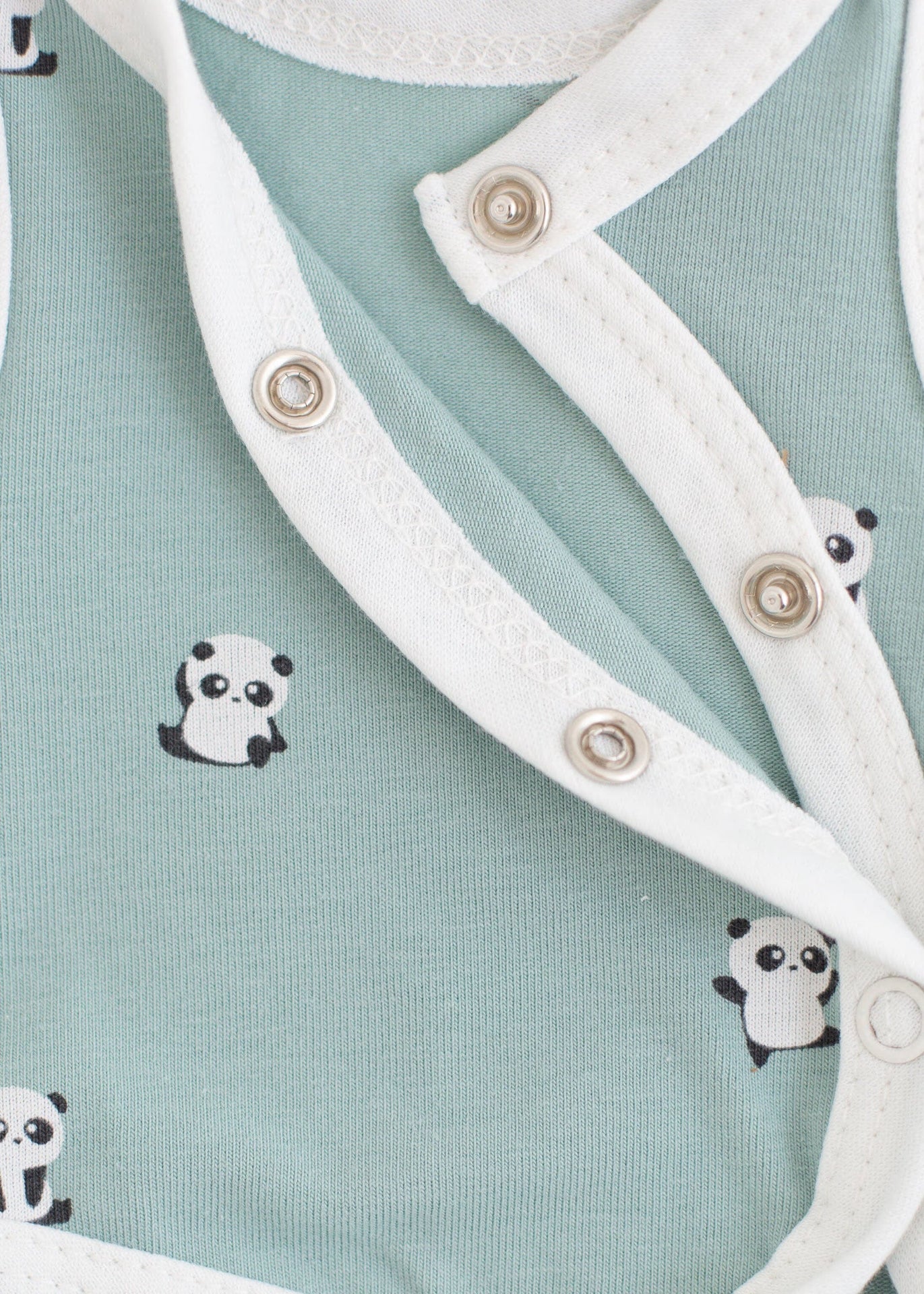 Prem Baby Sleepsuit, Panda Cuddles Sleepsuit / Babygrow Tiny & Small 