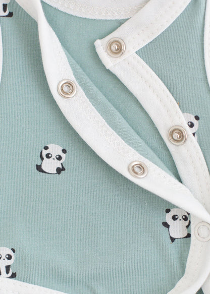 Prem Baby Sleepsuit, Panda Cuddles Sleepsuit / Babygrow Tiny & Small 