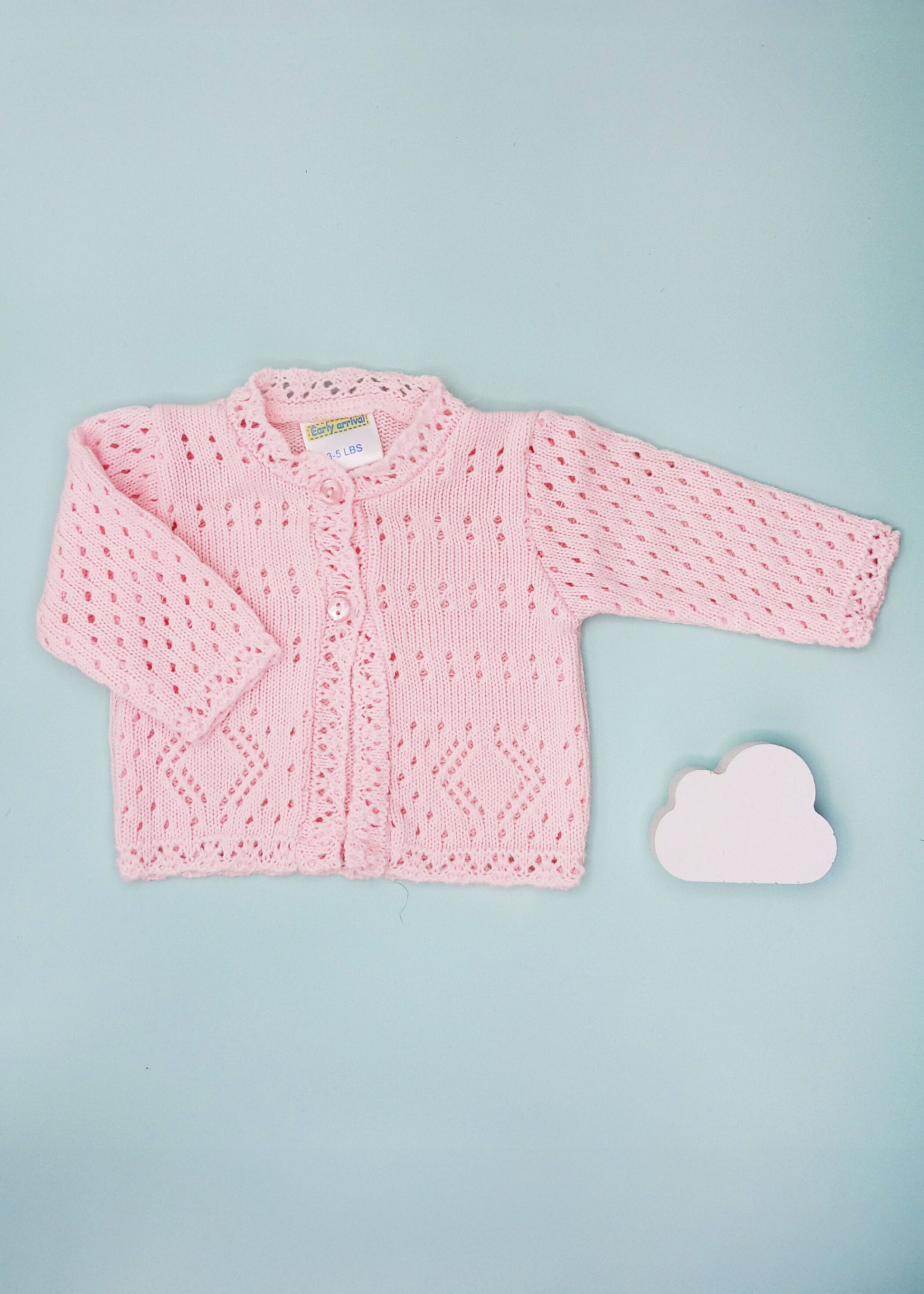 Pink Pointelle Cardigan Cardigan / Jacket Early Arrival 