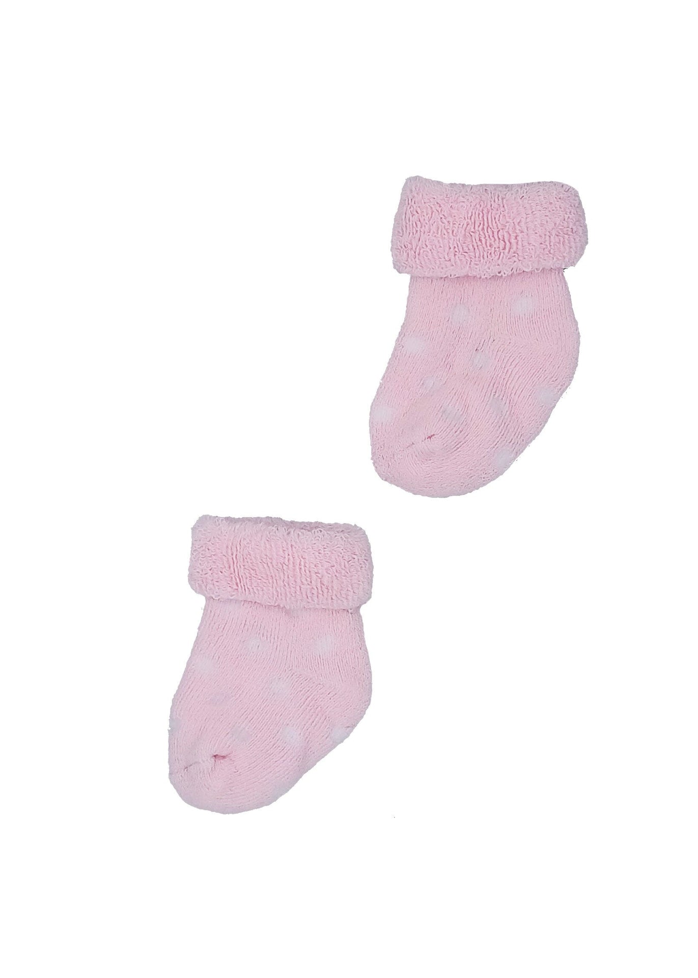 Pink With White Spots Stay-on Towelling Premature Baby Socks Socks Little Mouse Baby Clothing & Gifts 