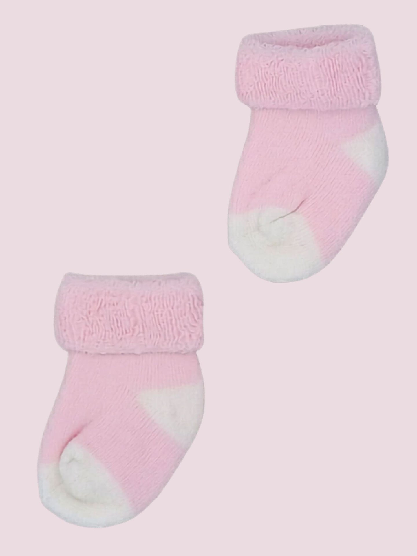 Pink with White toes and heels Stay-on Towelling Premature Baby Socks Little Mouse Baby Clothing & Gifts