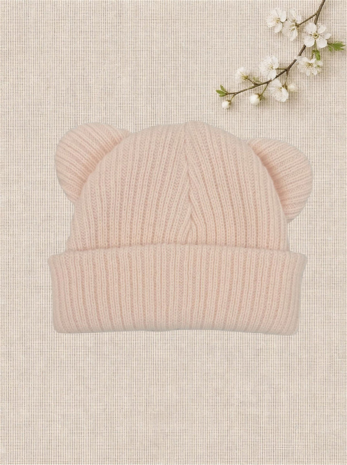 Cotton Knitted Tiny Baby Bear Hat - Multiple colours