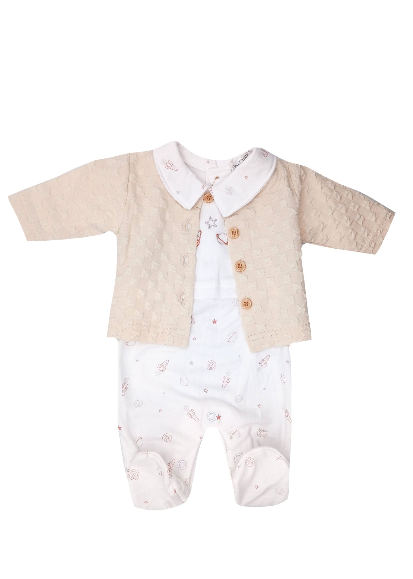 Space Dungaree & Long Sleeve Top (PHOTO PLEASE :)) Dungaree Tiny Chick 