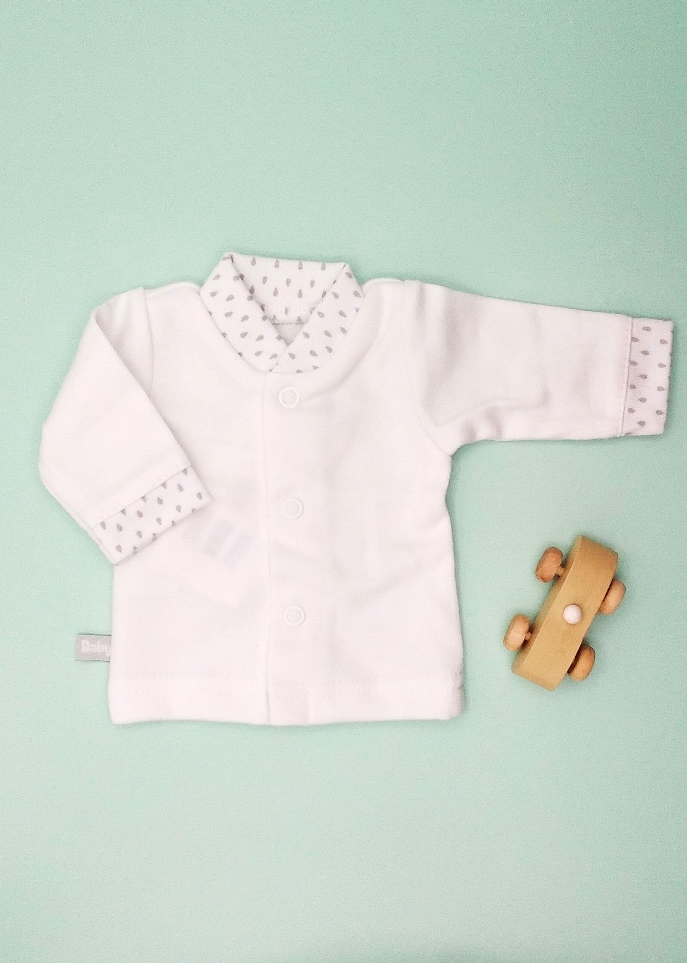 Early Baby Long Sleeved Top, White Top / T-shirt EEVI 