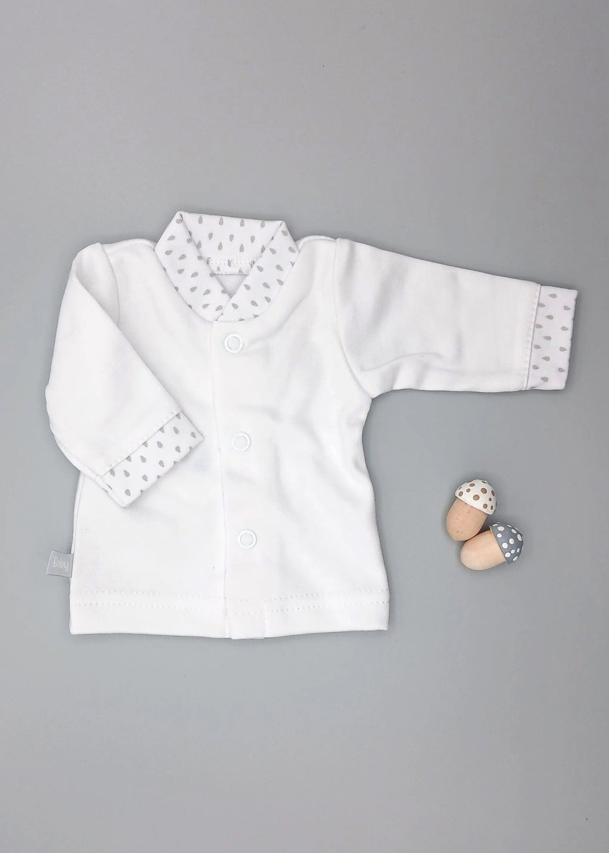 Early Baby Long Sleeved Top, White Top / T-shirt EEVI 