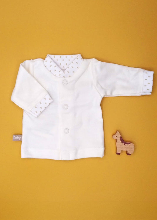 Early Baby Long Sleeved Top, Cream Top / T-shirt EEVI 
