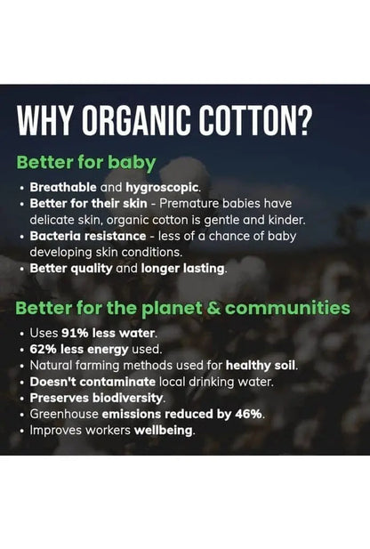 Why choose organic cotton for tiny baby clothes - benefits guide
